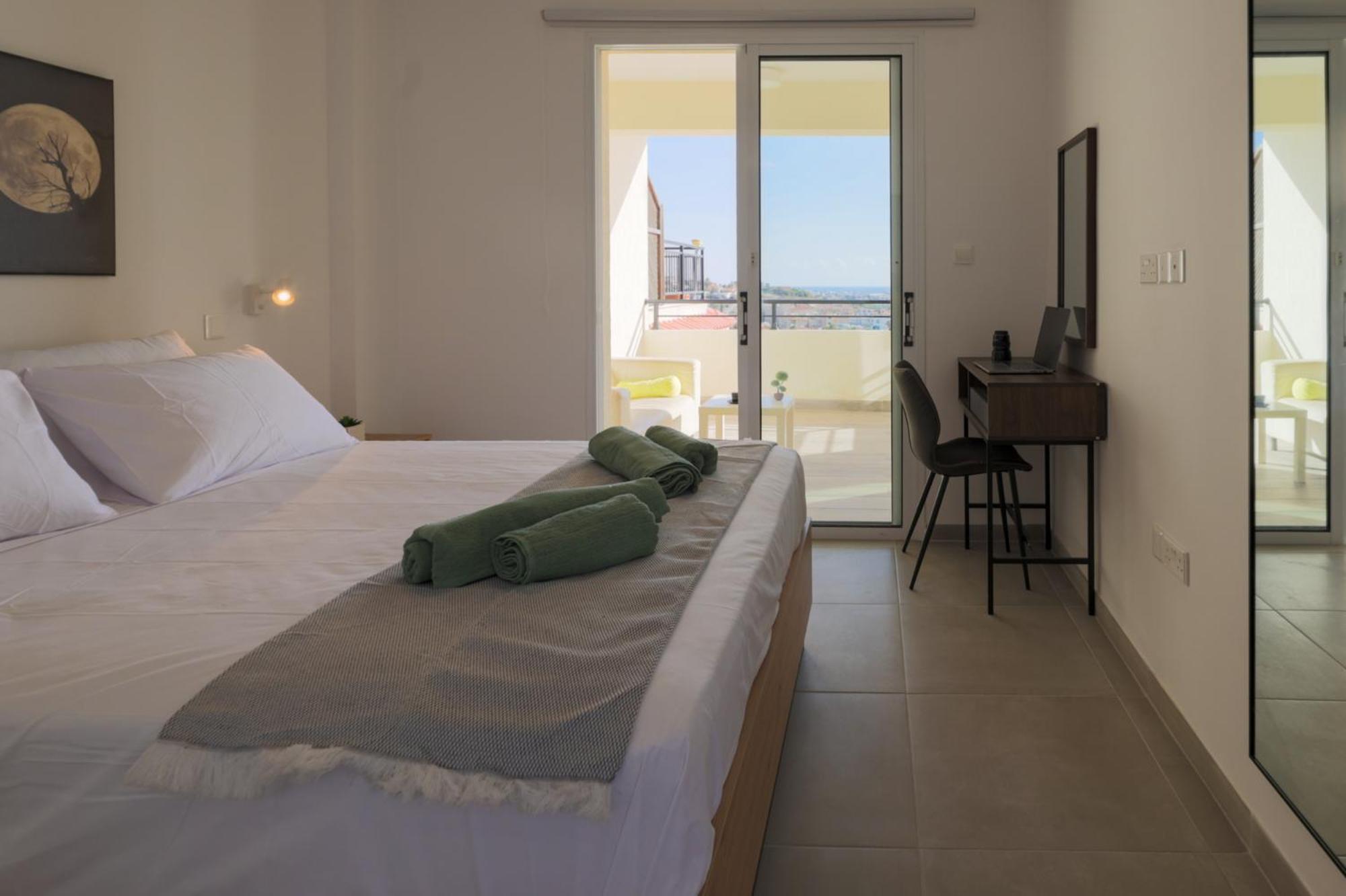 Eden Blue-Horizon 1B, Paphos, Sea View, Pool Apartment Konia Exterior photo